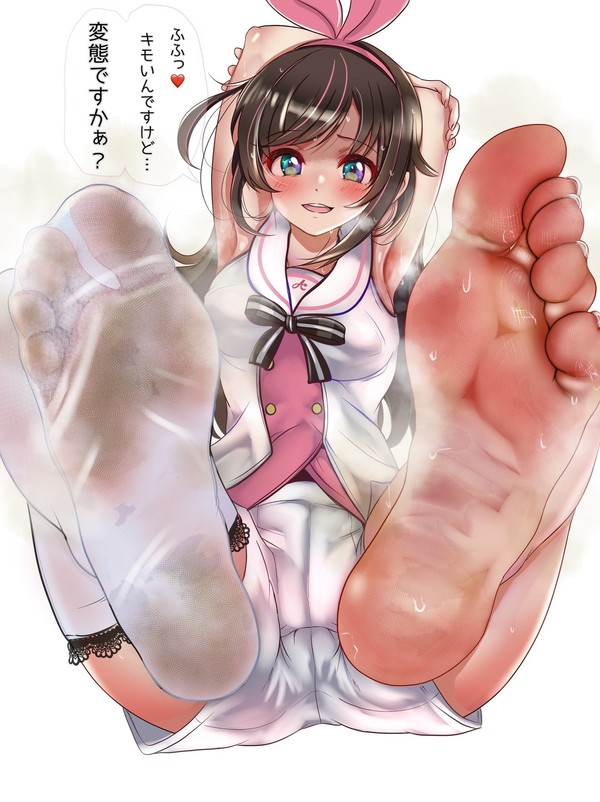 靴下フェチ向けの女性足裏画像